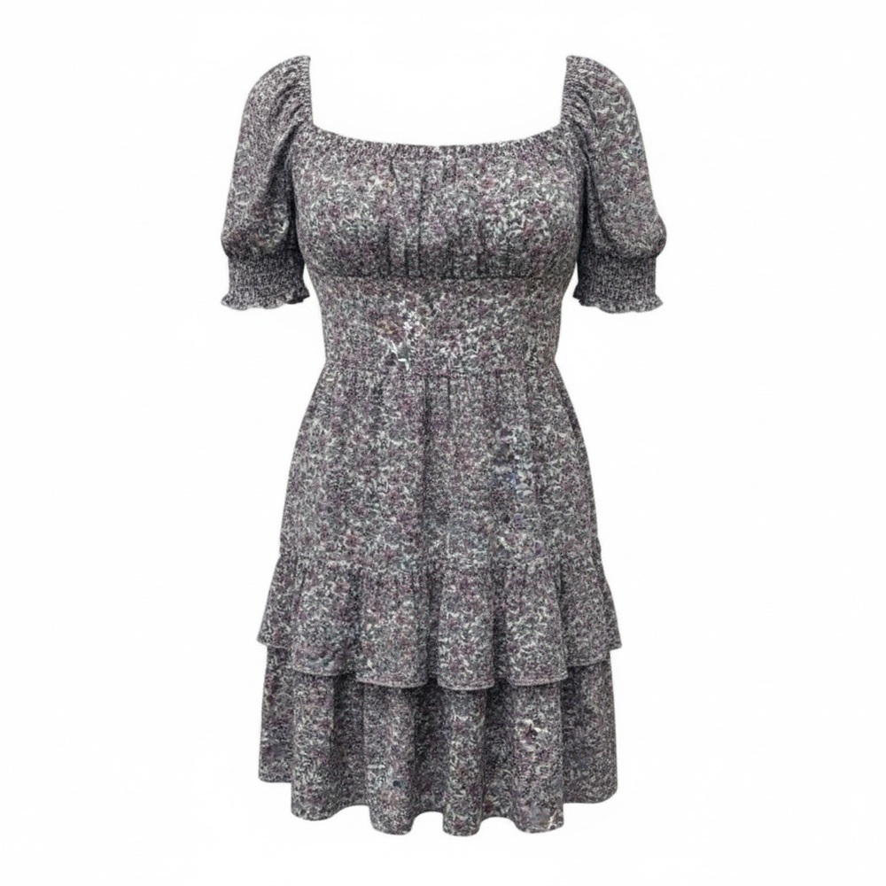Row A Emma floral babydoll mini dress, medium